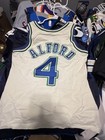 1990 Steve Alford Game Worn Used Dallas Mavericks Mavs Jersey