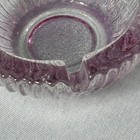 Vintage Blenko Iridescent Glass Ashtray Ombr   Purple Tinted Mid Century Modern