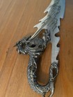 Decorative 8    Stainless Steel Dragon Dagger Blade Sword Knife New Free Shipping