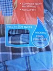Hanes Tagless Mens Boxer Shorts Underwear L Comfort Flex Waistband Pack Of 6