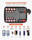 Vevor Battery Organizer Storage Box With Tester Bt-168 Holds 167 Batteries