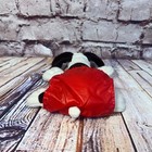 Tonka Vintage Pound Puppies Newborn White And Brown Spotted Plushy With Diaper