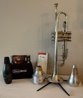 King Silver Flair Trumpet With Silent Brass And Pro-tex Case