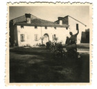 Vintage Photo Nsu Quickly Moped Motorcycle Traveler Italian Farmhouse Road Trip