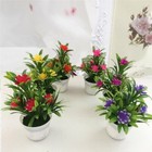 Artificial Potted Flowers Fake False Plants Outdoor Garden Home In Pot Decor