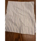 Ralph Lauren King Set Of 2 Pillow Shams Blue White Striped Vintage Cotton