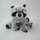 Ganz Webkinz Raccoon Plush Beanbag Stuffed Animal Black Gray Cute Soft 7 
