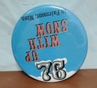 1976 Fairmont Minn Pinback Button About Big Blizzard  up With Snow  Minnesota 
