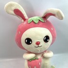 Bunny Plush Cute Strawberry Bunny Stuffed Animal Rabbit Soft Doll