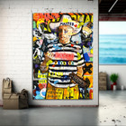 Canvas Picasso Graffiti Canvas Print Modern Pop Art Wall Art Home Decor