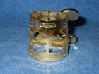 Vintage Charles Bay Medium 2-s Gold Plated Bb Clarinet Ligature - Baroque Model
