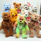 Ty Beanie Babies - Assorted Lot Of 10 Bears   Mwmts   All Different