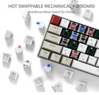Newmen Gm610 Wireless Mechanical Gaming Keyboard Bluetooth Usb-c Compact 