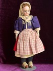Rare Antique French Petite 11  Jumeau     Bisque Head Regional Fashion Doll