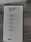 Vintage Braun Digital analog Radio Alarm Clock Type 3869 abr 314df   Germany