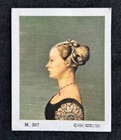 Vintage Lot Of 7 Italian Miniature Portrait Prints Of Ladies  one On Silk  Italy