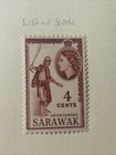 Sarawak Malaysia Commonwealth Stamps Qe Mint Hinged On Preprinted Album Leaves