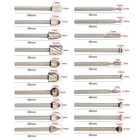 20pcs 1 8  Shank Tungsten Carbide Burr Rotary Cutter Drill Bits Tools Files Set