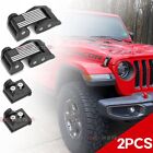Black Aluminum Hood Locking Latch Catch Kit For Jeep Wrangler Jk Jku 2007-2018