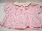 Sesame Street 2 Piece Pink Floral Dress   Pants Set Size Small 0-3 Months Euc 