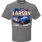 Kyle Larson 2026 Hendrickcars Patriotic Eagle Car 2-spot Exclusive T-shirt Gray