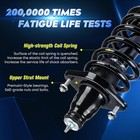 2pc Rear Struts Shocks W coil Spring For 2007-2011 Honda Cr-v 2 4l 1345688l