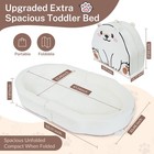 Toddler Travel Floor Bed  Portable Toddler Bed  Soft Baby Kids Foldable Trave   