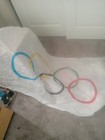 New White 3x5ft Olympic Games Flag Superior Quality Us Seller