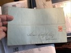 1lb7   1856  Us Semi-official Carrier  Tied On  Railroad   Cover  2 Taylor   s