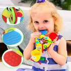 Baby Giraffe Rattle Plush Toy  Soft Stuffed Teether  Sensory Toy For Newborns  