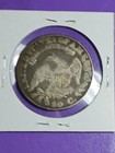1823-p Capped Bust Half Dollar  Fine Condition   Half Broken  3   Nice Specimen