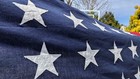 Vintage 48 Star Valley Forge American Flag 5 x9 1 2   Sewn Stars Heavy Canvas