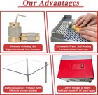 Stained Glass Grinder  Portable Glass Grinder Art Grinding Tool With 5 8  Diamon