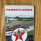 Texaco Map Pennsylvania Philadelphia Pittsburgh Allentown 1963 Gas And Oil