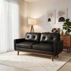 2 Seater Loveseat Sofa Couch Living Room Small Space Office Bedroom Apartment