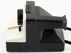 Vintage Original Polaroid Sx-70 Onestep White Rainbow Stripe Land Camera Tested