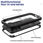 For Samsung S25 S24 S23fe S22 Ultra Full Body Clear Shockproof Rubber Case Cover