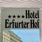 Vtg Travel Brochure Hotel Erfurter Hof Bahnhofsvorplatz Cochem Germany History