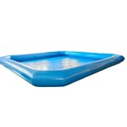 32 8ft Square Inflatable Swimming Pool Outdoor Collapsible Children s Pool Pvc