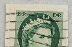 Canada Postage   Queen Elizabeth Ii   Green 2    Stamp   Posted  1954   Y75
