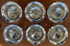 6 Antique El-sil-co Sterling Silver Ice Cream Dishes-hammered Arts   Crafts-rare