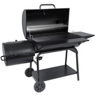 Royal Gourmet Charcoal Barrel Grill With Offset Smoker Large Event Outdoor Camp