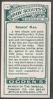 Ogden s  Boy Scouts  1911  1st Series  Green Backs  No 16  Scouts  Hut
