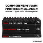 Water-proof And Dust-proof Protective Sturdy Plastic Storage Case With Cush-p   