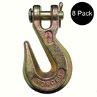8 G70 3 8  Clevis Grab Hooks For Wrecker Tow Chain Flatbed Trailer Tie-down
