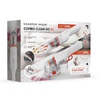 Sharper Image Cordless Handheld Vacuum With Spot Cleaner Attachment Gray white