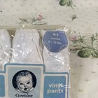 Gerber Vinyl Pants Baby 0-3 Months 8-12 Lbs  Pack Of 3 Pairs Pull-on New