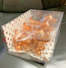 Set Of 3- Dachshund Metallic Copper      Ornaments Wiener Dogs Christmas Holidays