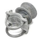  4-pack  4  Round Post X 2 1 2  Round Gate Frame Steel Cantilever Roller