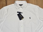 Nwt Polo Ralph Lauren Men s White Stretch Classic Fit Performance Button Up